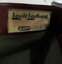 Vintage lewis leathers for sale  CHATHAM