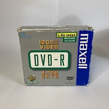 Maxell dvd 120 for sale  FALMOUTH