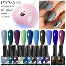 Conjunto de esmalte em gel 13/16 peças com lâmpada UV secador 36W kit de manicure semi permanente comprar usado  Enviando para Brazil