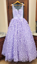 Vestido de quinceañera lila mariposa lila púrpura lila amor 15 de Love21 LV406 segunda mano  Embacar hacia Argentina