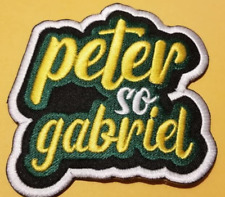 Embroidered peter gabriel for sale  Shipping to Ireland