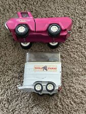 Vintage Tonka Pink Truck & Tonka Stables Trailer para Cavalos 1960’s Aço Prensado comprar usado  Enviando para Brazil