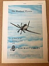 1951 aircraft advert for sale  BRIGHTON