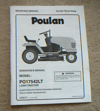 Poulan po17542lt riding for sale  Dunning
