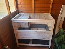 2 tier indoor rabbit hutch, used for sale  CHIPPING NORTON