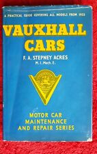 Vauxhall cars 1933 for sale  KILMARNOCK