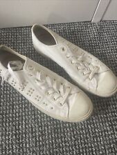 Converse white leather for sale  CHESTER