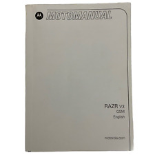 Motorola Razr V3 Motomanual Substituição Manual do Usuário Livro de Instruções Abril 2006 comprar usado  Enviando para Brazil