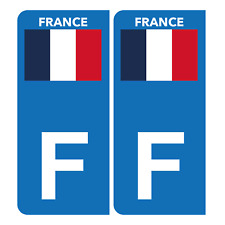 Autocollant plaque immatricula d'occasion  France