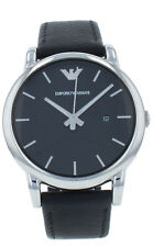 Relógio masculino Emporio Armani clássico mostrador preto e pulseira 41 mm quartzo AR1692 comprar usado  Enviando para Brazil