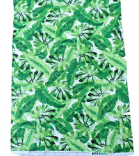 Tropical Leaf Fabric Brother Sister Design Studios Remnant Leaves 19"x 44", used for sale  Shipping to South Africa