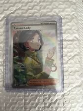 Pokemon Parasol Lady 255/182 Paradox Rift Specjalna ilustracja Rzadki Holo prawie idealny na sprzedaż  Wysyłka do Poland