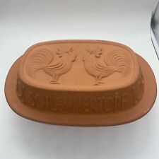 Vtg Schlemmertopf # 836 Clay Rooster Baker W. Germany Scheurich Keramik “Read” for sale  Shipping to South Africa
