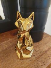 Gold fox ornament for sale  DERBY