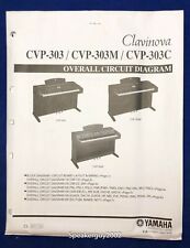 Yamaha Clavinova Digital Piano Circuit Diagram / CVP-303 303M 303C for sale  Shipping to Canada