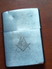 Vintage Freemason Zippo Lighter. Functioning Condition. Masonry Masonic... for sale  Shipping to South Africa