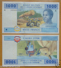 Eccas gabonese banknote d'occasion  Expédié en Belgium