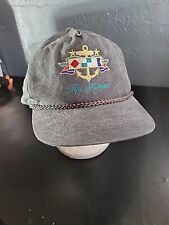 Boné chapéu vintage Key Largo Snap Back preto cinza casual Flórida vela masculino anos 90 comprar usado  Enviando para Brazil