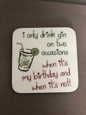 Funny drink coaster for sale  WILMSLOW