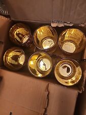 gold speckled votives glass for sale  Maywood