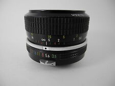 Used, NIKON 28/3.5 NIKKOR NON AI LENS PERFECT GLASS SMOOTH FOCUS WORKS WELL SHARP for sale  Shipping to South Africa