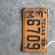 1955 texas license plates for sale  Kerrville