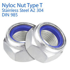 Stainless steel nyloc for sale  UK