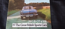 Mgb sales brochure for sale  YORK