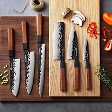 Usado, Faca de cozinha chef faca martelada aço inoxidável talheres de cozinha corte de carne comprar usado  Enviando para Brazil