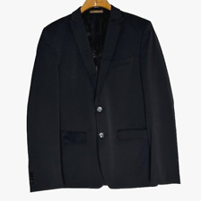 Blazer masculino Zara tamanho EUA 40 preto terno peito único jaqueta slim fit forrada comprar usado  Enviando para Brazil