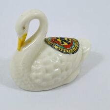 Crested china swan for sale  Shipping to Ireland