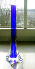 Stangenvase blau glasvase gebraucht kaufen  Bad Mergentheim