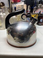 1801 Vtg Paul Revere Ware Whistling Tea Kettle Copper Bottom 2 QT CU 11 H for sale  Shipping to South Africa