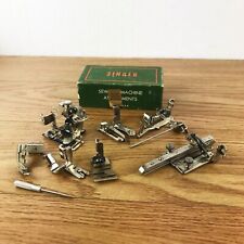 LOT 10 ORIGINAL SINGER FEATHERWEIGHT SEWING MACHINE FEET ATTACHMENTS 221 201-2 for sale  Shipping to Canada