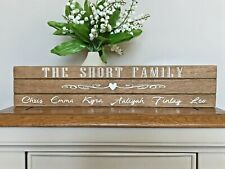 Personalised oak family for sale  STUDLEY