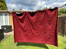 Curtains patterned burgundy for sale  COALVILLE