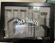 Caixa de exposição Jack Daniels Family of Fine Whiskey vidro preto madeira, usado comprar usado  Enviando para Brazil