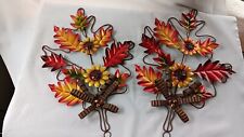 sunflower wall decor metal for sale  Summit Hill