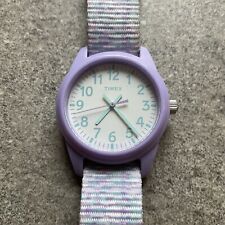 Reloj Timex TW7C12200, Time Machines para niños correa de tela de nailon púrpura A2, usado segunda mano  Embacar hacia Argentina