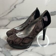 Guess | Women's Black Brown Reptile Platform Andrea Heels Sz 8 for sale  Shipping to South Africa