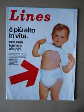 Depliant lines pannolini usato  Italia
