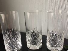 Cut crystal glasses for sale  LONDON