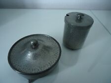 Hammered pewter dishes for sale  Shipping to Ireland