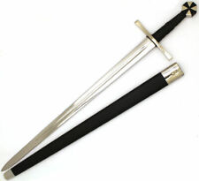 Espada cruzada temperada Full Tang espada guerreira medieval personalizada e feita à mão comprar usado  Enviando para Brazil
