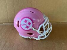 Mini capacete de futebol Pittsburg Steelers velocidade rosa conscientização sobre câncer de mama, usado comprar usado  Enviando para Brazil