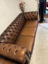 Seater leather chesterfield for sale  SLOUGH