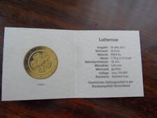 Euro goldmünze lutherrose gebraucht kaufen  Dresden