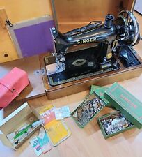 Vintage Singer  99K Sewing Machine With Original Case And Parts. Untested.  for sale  Shipping to South Africa