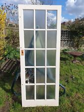 Panel glazed door for sale  WELLING