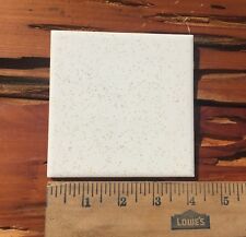 1 ea Vintage Ceramic Wall Tile 4 1/4" White Gold Speckle Reclaimed Glossy 4x4 for sale  Shipping to South Africa